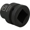 Dynamic 1" Drive Standard Socket, Black Phosphate, Tools 13/16" X 1" Drive, 6 Point Standard Length D025326 - alternate 3